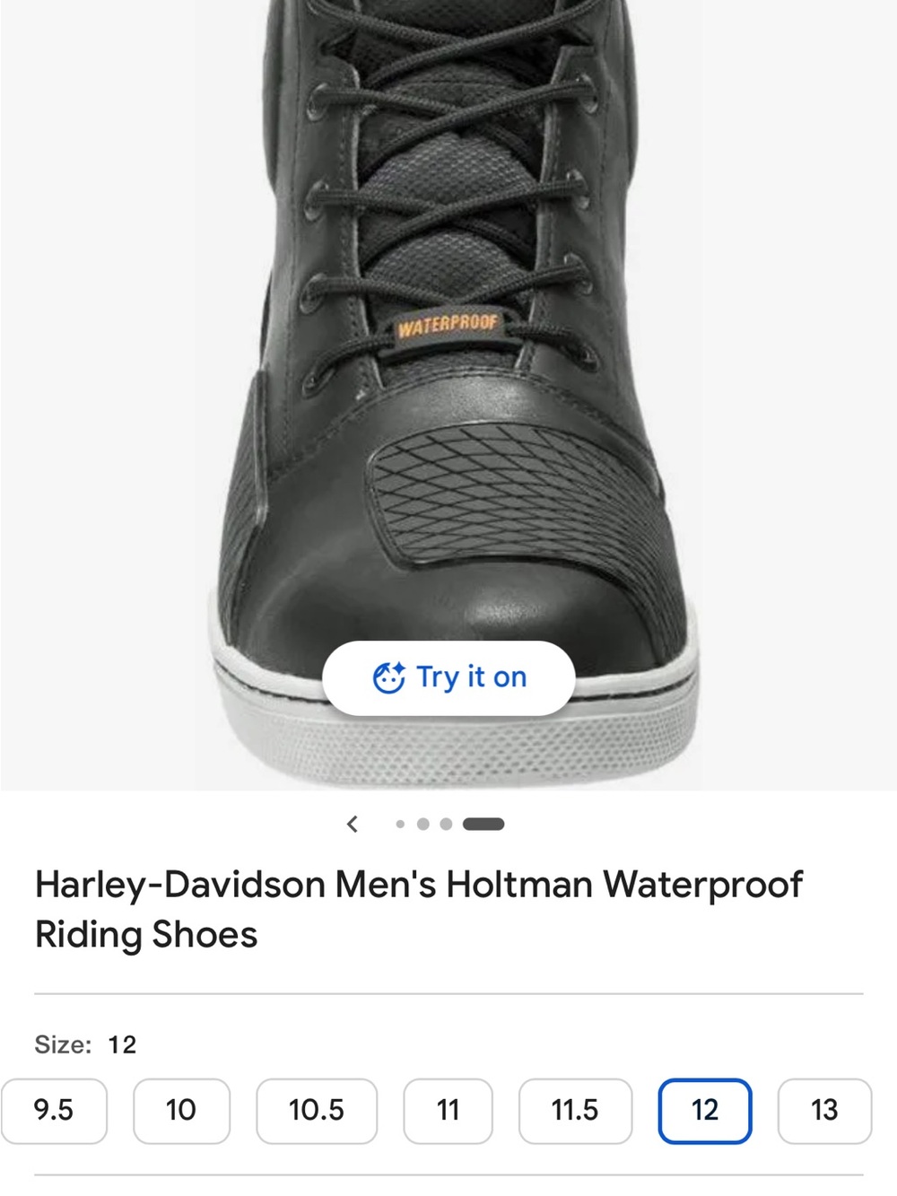 Harley Davidson motorcycle boots - Picture 8 of 12